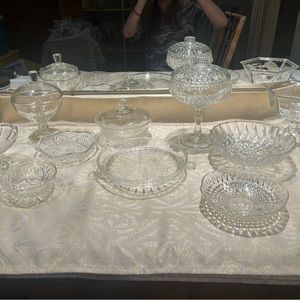 Very beautiful  candy dishes ,bigger ones are 40 smaller ones are 10